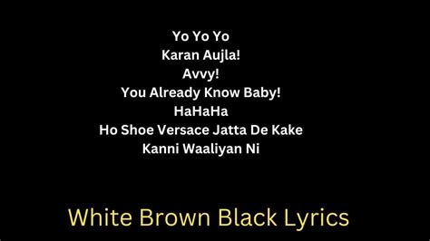 shoe versace jattan de kake|Avvy Sra – White Brown Black Lyrics .